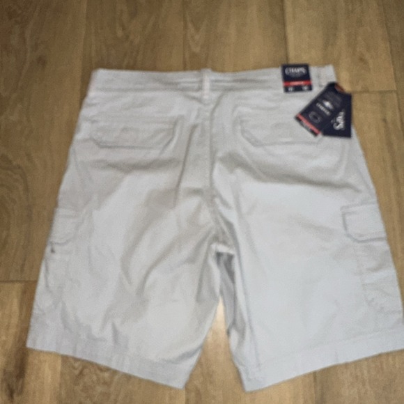 Chaps‎ Men's Coastland Wash Cargo Shorts Harbor Mist Stretch Size 31 10" NEW - Picture 7 of 8